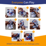 Puzzlefold Origami Kit Puzzle Games - 100 Puzzles, 200 Sheets Brain Puzzles for Adults, Teens, Paper Folding Challenge, Brain Teasers for Adults, Kids Ages 12-14 Teenagers, Teen Girls & Teen Boys