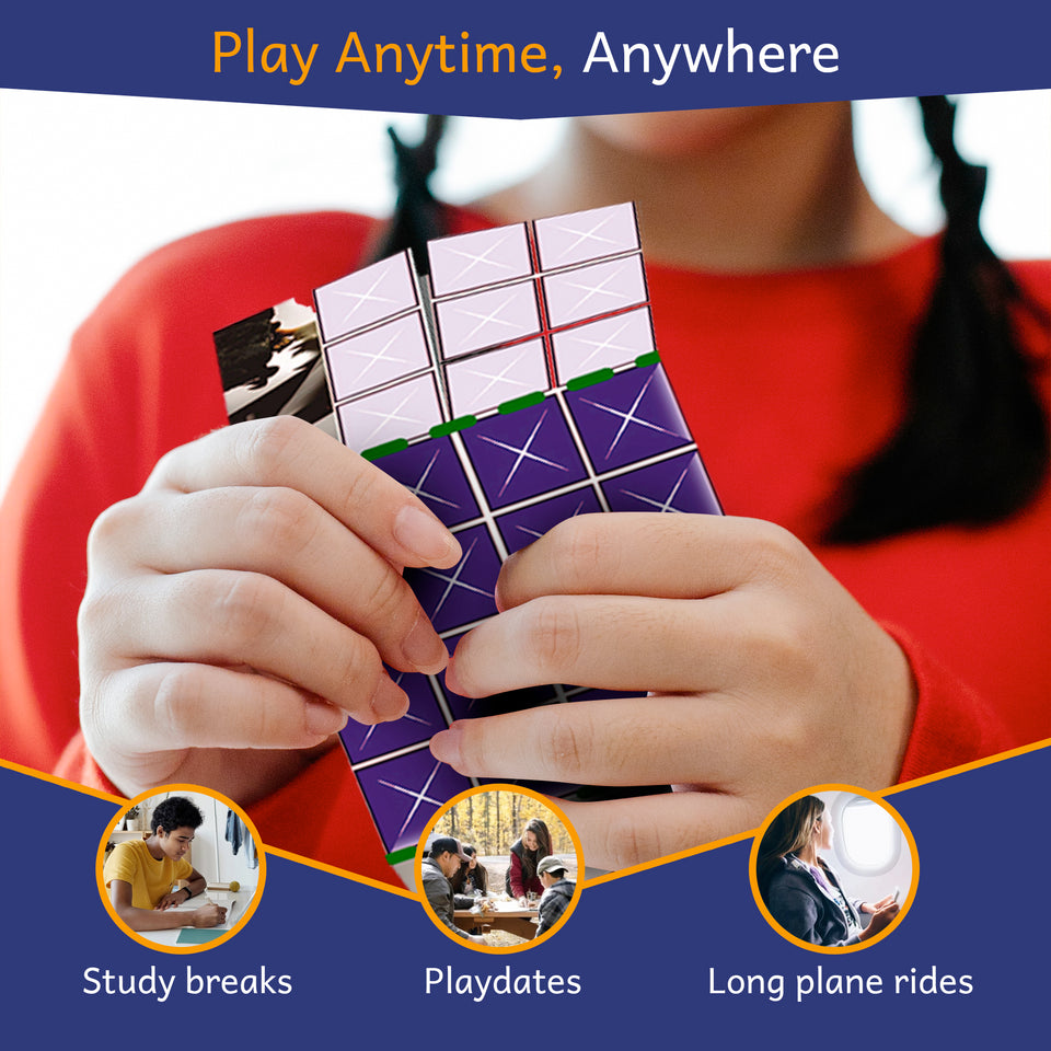 Puzzlefold Origami Kit Puzzle Games - 100 Puzzles, 200 Sheets Brain Puzzles for Adults, Teens, Paper Folding Challenge, Brain Teasers for Adults, Kids Ages 12-14 Teenagers, Teen Girls & Teen Boys