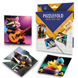 Puzzlefold Origami Kit Puzzle Games - 100 Puzzles, 200 Sheets Brain Puzzles for Adults, Teens, Paper Folding Challenge, Brain Teasers for Adults, Kids Ages 12-14 Teenagers, Teen Girls & Teen Boys