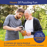 Puzzlefold Origami Kit Puzzle Games - 100 Puzzles, 200 Sheets Brain Puzzles for Adults, Teens, Paper Folding Challenge, Brain Teasers for Adults, Kids Ages 12-14 Teenagers, Teen Girls & Teen Boys