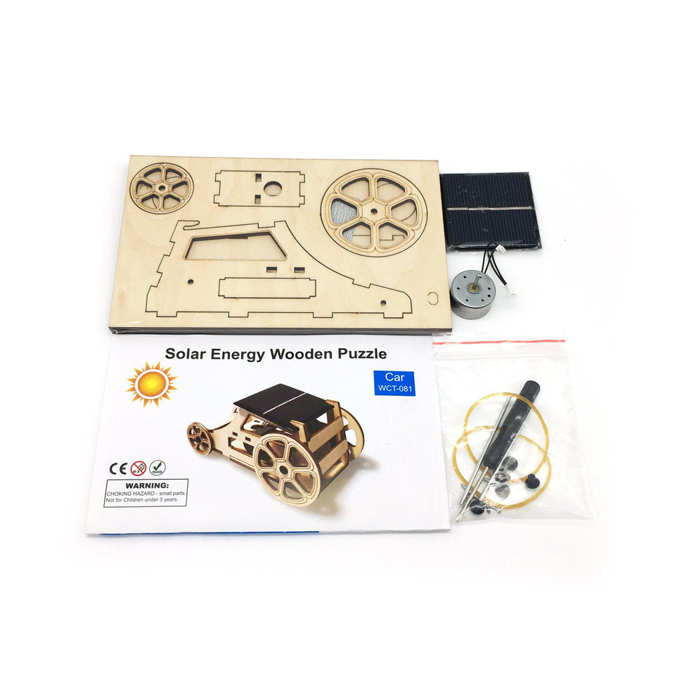 DIY Solar Car Kit Wooden (Free Shipping) - Smartstoy