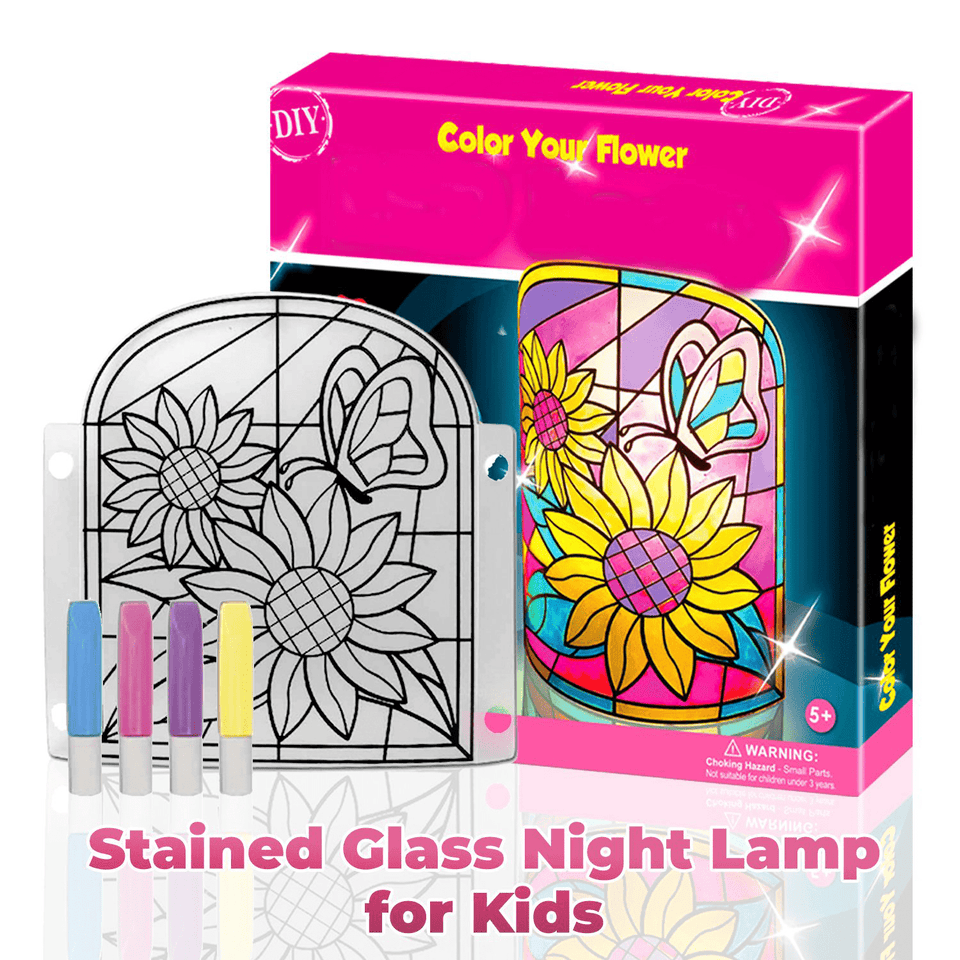Window Art for Kids - Stained Glass Kits for Kids with Window Paint  Suncatcher Kits for Kids Window Art Kits for Kids Painting Kits for Kids  for Girls